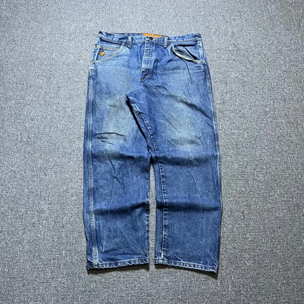 Wrangler Riggs Workwear FR Jeans 38x30 Blue Flame Resistant Denim FR3W050